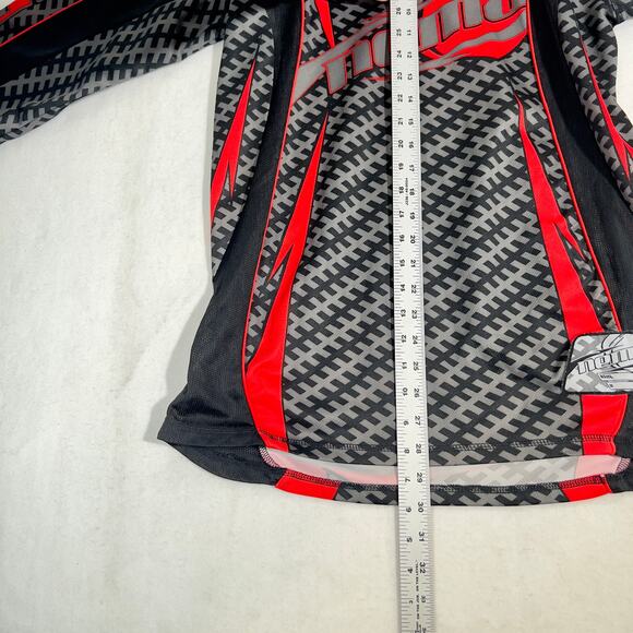 Nema Cycling Shirt Men's Small Long Sleeve Elastic Cuffs Mesh Venting Moto Cross - Picture 10 of 12